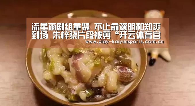 流星雨剧组重聚 不止俞灏明和郑爽到场 朱梓骁片段被剪“开云体育官方入口”(图2) 开云赛事