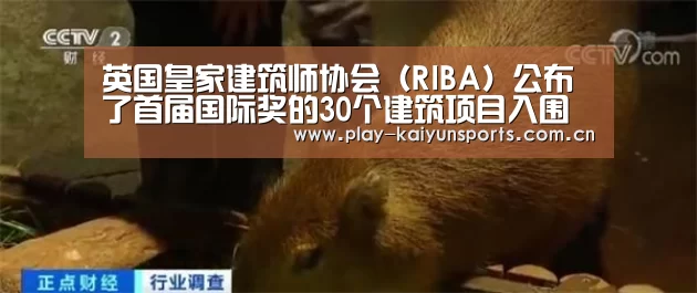英国皇家建筑师协会(RIBA)公布了首届国际奖的30个建筑项目入围名单_开云体育官方入口(图1) 开云体育直播